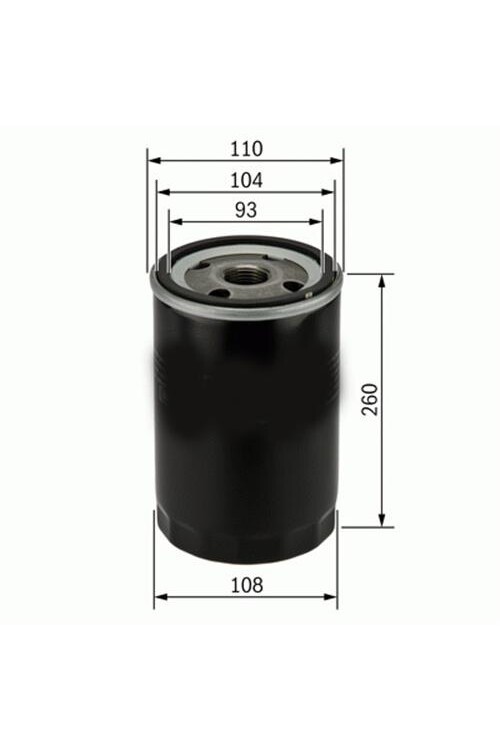 YAĞ FİLTRESİ CUMMİNS 3304232 ZP 69 WP 11102/3-OP 631-LF 3654