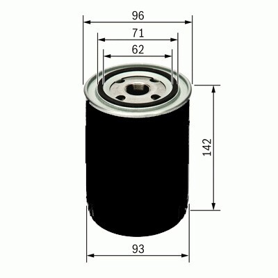 YAĞ FİLTRESİ FORD RANGER 98>06 2.5 TD - NISSAN PİCK UP-NAVARA 720-D21-D22 TOYOTA HIACE 2.2-2.4D W940/1 x