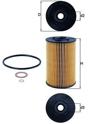 YAĞ FİLTRESİ Oil filter element
