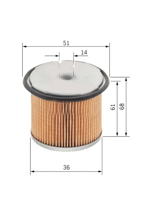 YAKIT FİLTRESİ MERCEDES KAMYON. 304.403 OTOBÜS MF 119 P 707 -PM 807-KX 35