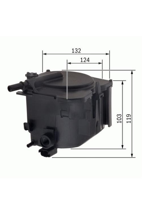 YAKIT FİLTRESİ PEUGEOT 206-207-307 1.6 HDI SENSÖRLÜ WK 939/2 KL 431