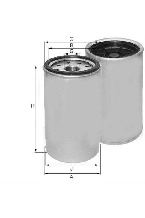 YAKIT FİLTRESİ YENİ FORD CARGO ŞASE SU AYIRICI MAZOT FİLTRESİ ZP 3073 PL 420/1x-FS 19769