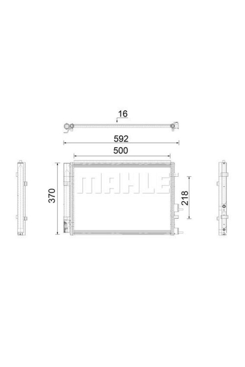 A-C CONDENSER HYUNDAI I20 1.1-1.4 CRDI