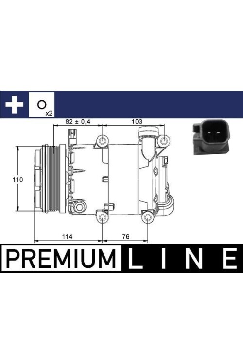 A/C-Kompressor FORD FOCUS II / C-MAX
