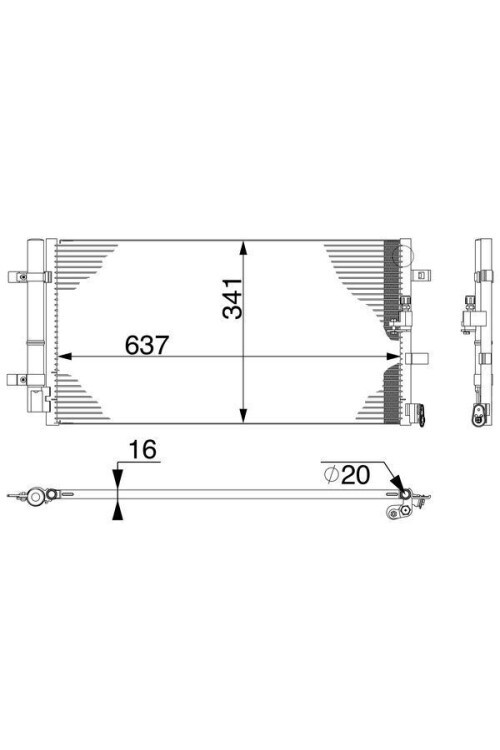 A/C-Kondensator AUDI A4 B8
