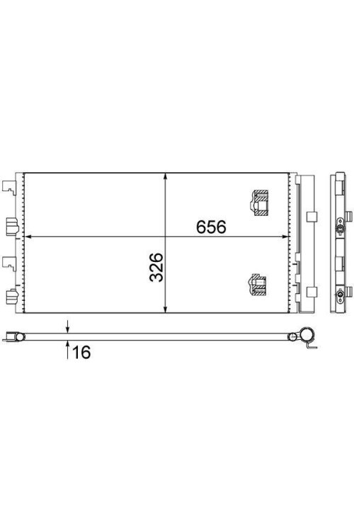 A/C-Kondensator DACIA DUSTER
