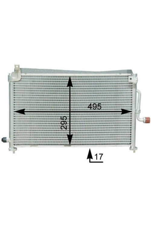 A/C-Kondensator DAEWOO / CHEVROLET MATIZ