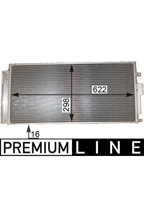 A/C-Kondensator FIAT 500