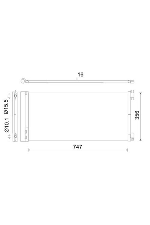 A/C-Kondensator FIAT TALENTO/OPEL VIVARO
