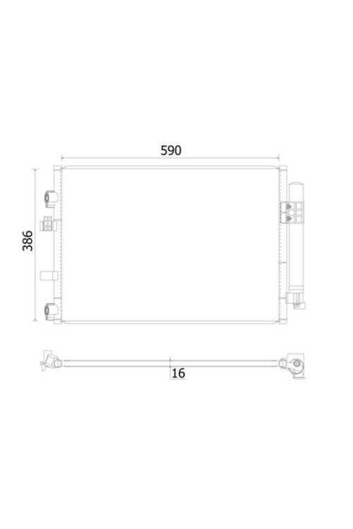 A/C-Kondensator FORD C-MAX / FOCUS