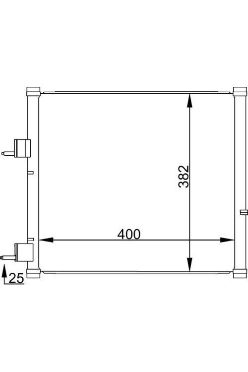 A/C-Kondensator FORD KA