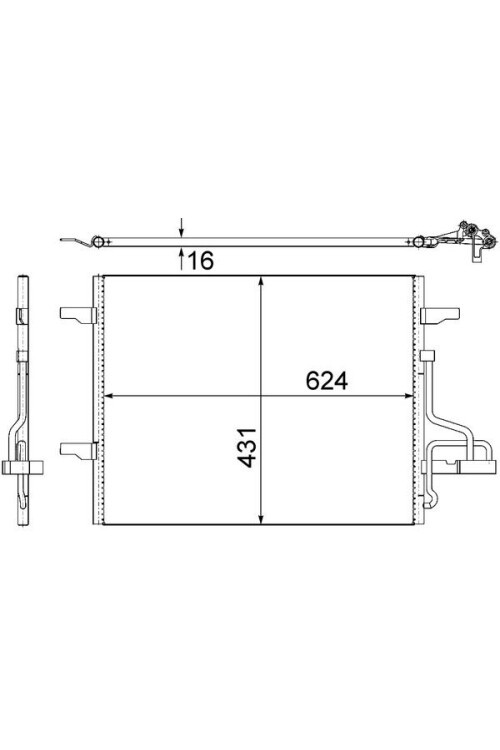 A/C-Kondensator FORD KUGA DIESEL