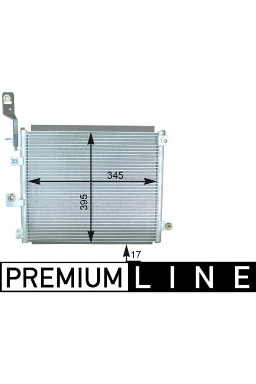 A/C-Kondensator HYUNDAI ATOS/SANTRO 98-