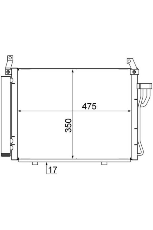 A/C-Kondensator HYUNDAI i10 1.1