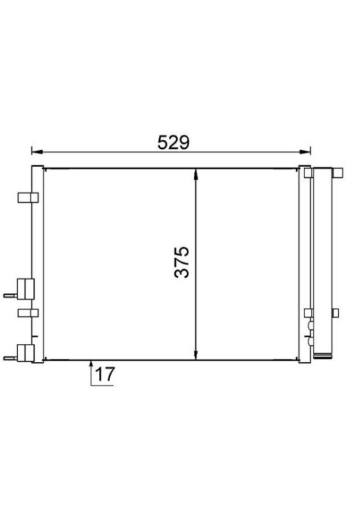 A/C-Kondensator HYUNDAI I20 PETROL