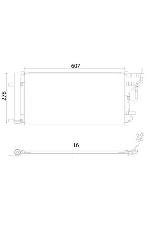 A/C-Kondensator HYUNDAI I30
