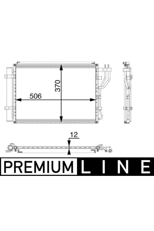A/C-Kondensator HYUNDAI IX20 / KIA VENGA