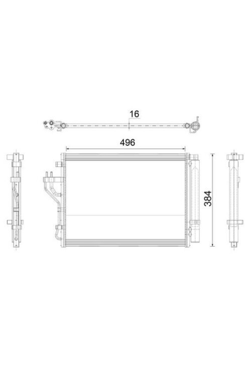A/C-Kondensator HYUNDAI IX35 / KIA SPORTA