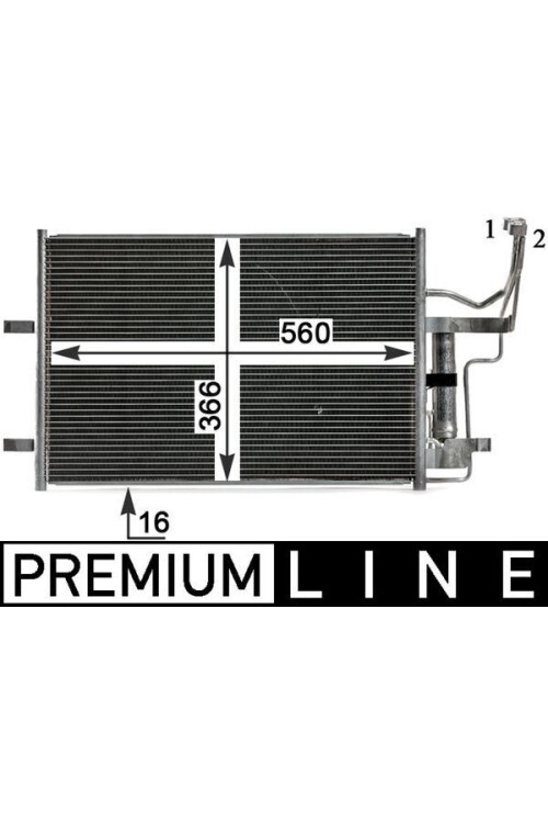 A/C-Kondensator MAZDA 3 BK