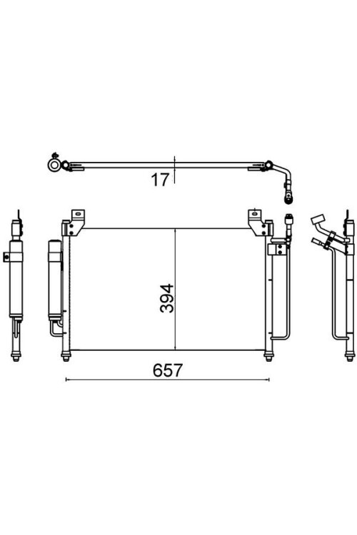 A/C-Kondensator MAZDA CX7
