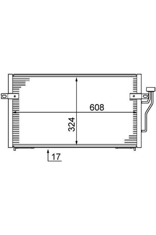 A/C-Kondensator MITSUBISHI CARISMA