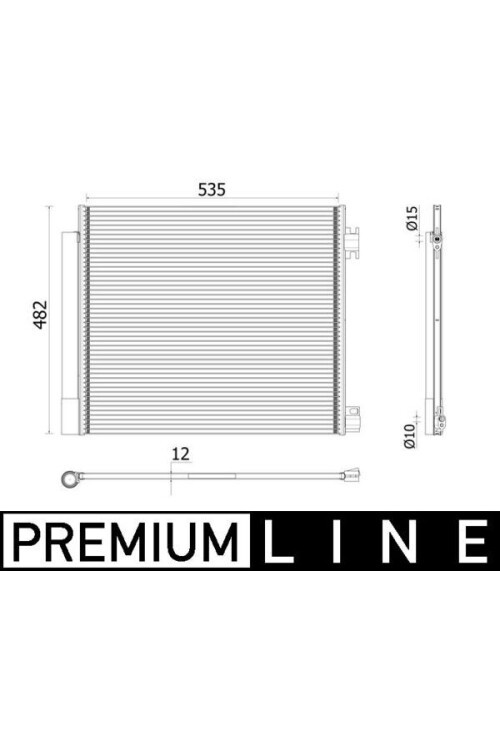 A/C-Kondensator NISSAN / RENAULT ESPACE