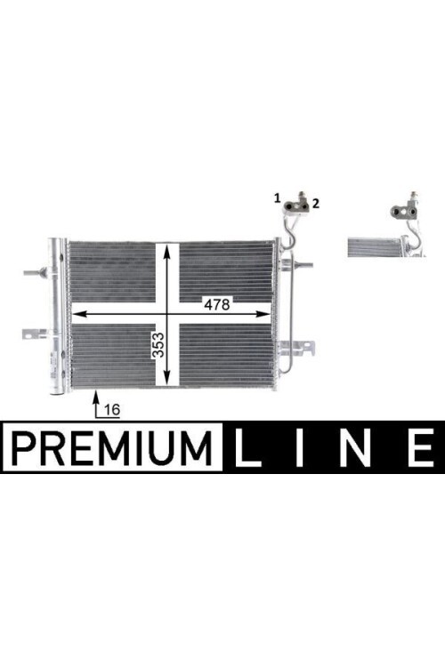 A/C-Kondensator OPEL MERIVA