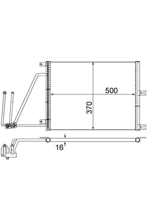A/C-Kondensator OPEL VECTRA B