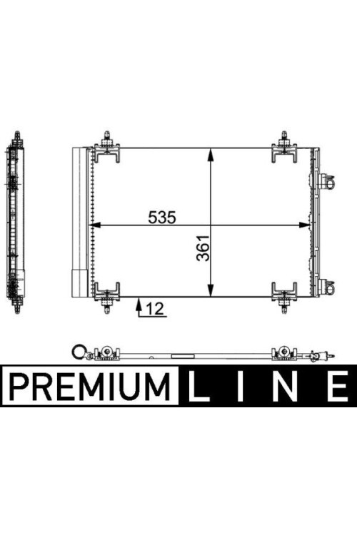 A/C-Kondensator PEUGEOT 307 / CITROEN C4