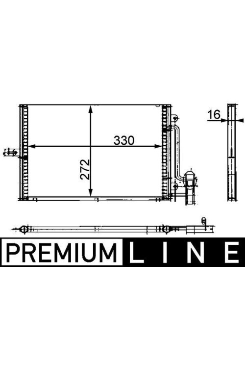A/C-Kondensator PORSCHE 911 996 /BOXSTER