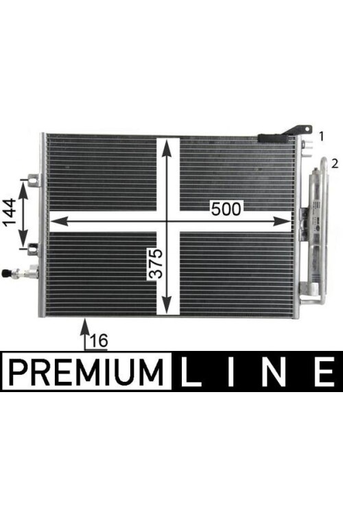 A/C-Kondensator RENAULT CLIO III