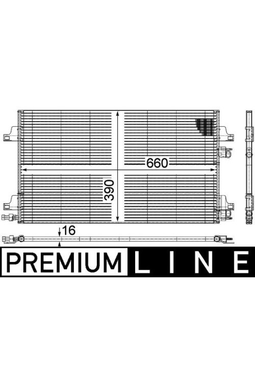 A/C-Kondensator RENAULT LAGUNA II/VEL SAT