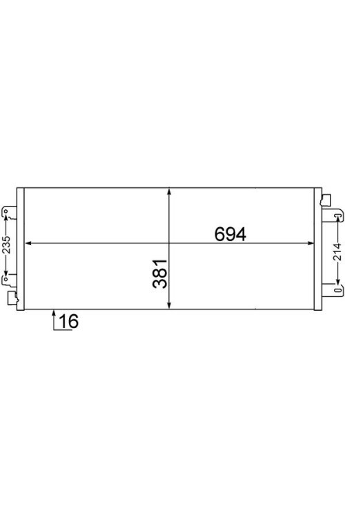 A/C-Kondensator RENAULT MASTER II 97-