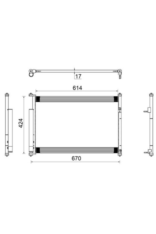 A/C-Kondensator SUZUKI GRAND VITARA 06 07