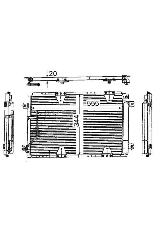 A/C-Kondensator SUZUKI GRANDVITARA