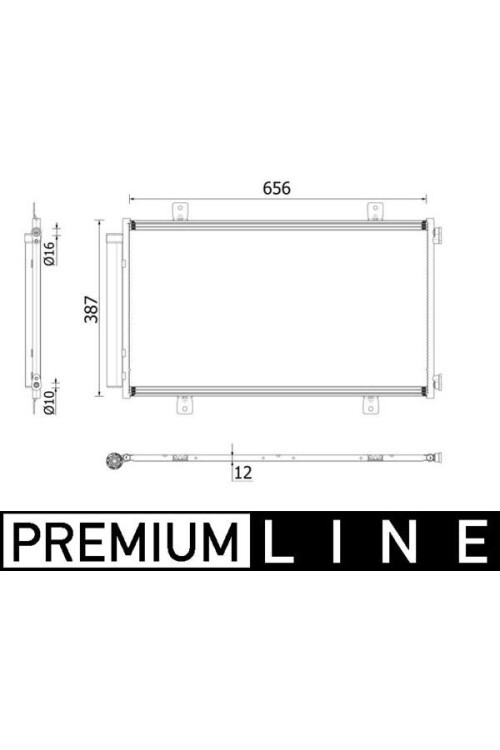 A/C-Kondensator SUZUKI SX-4
