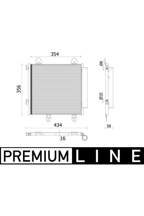 A/C-Kondensator TOYOTA AYGO