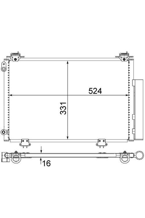 A/C-Kondensator TOYOTA YARIS