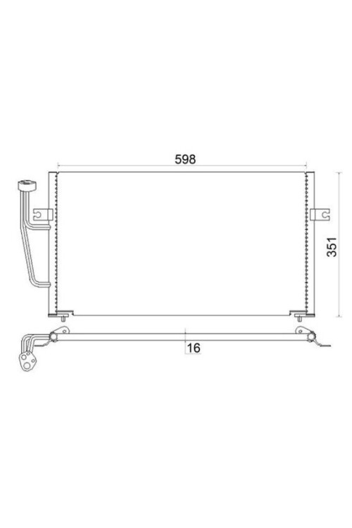 A/C-Kondensator VOLVO S40 / V40