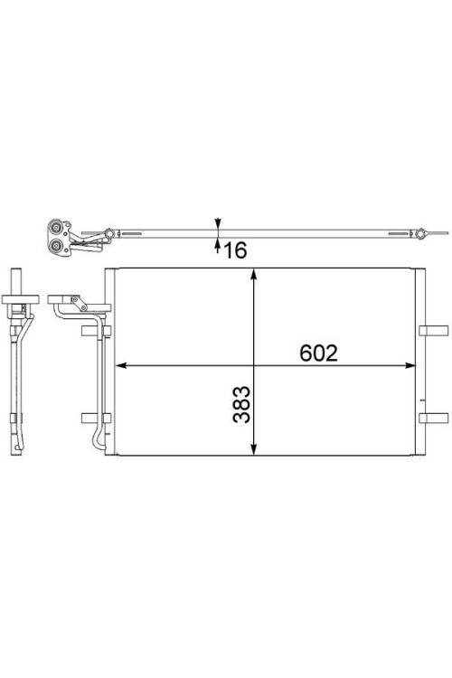 A/C-Kondensator VOLVO S40 / V50