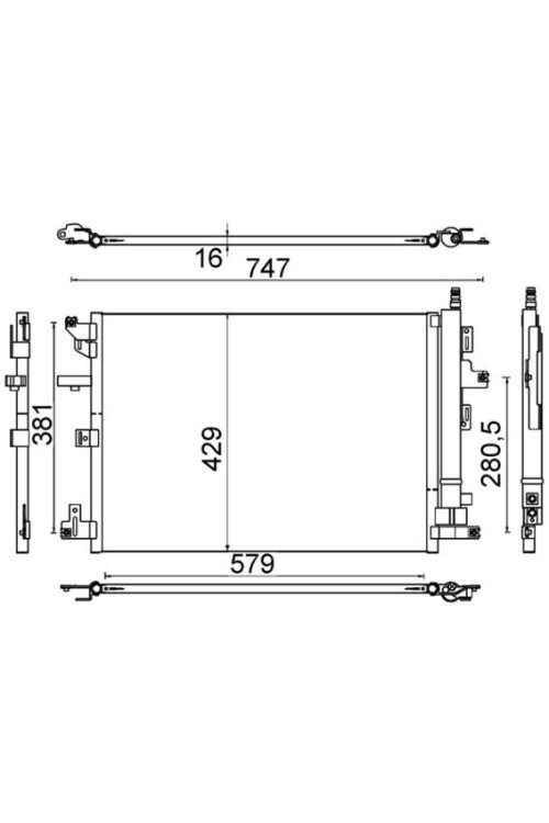 A/C-Kondensator VOLVO XC90