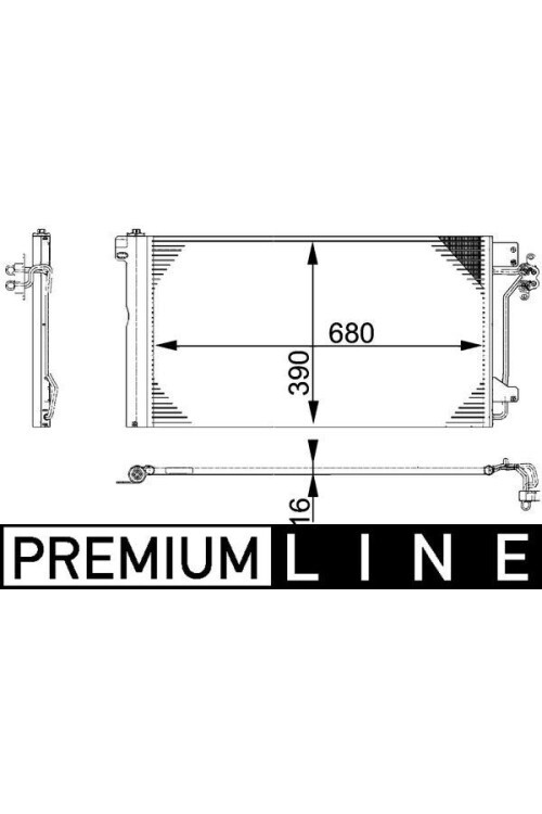 A/C-Kondensator VW MULTIVAN / TRANSPOR T5