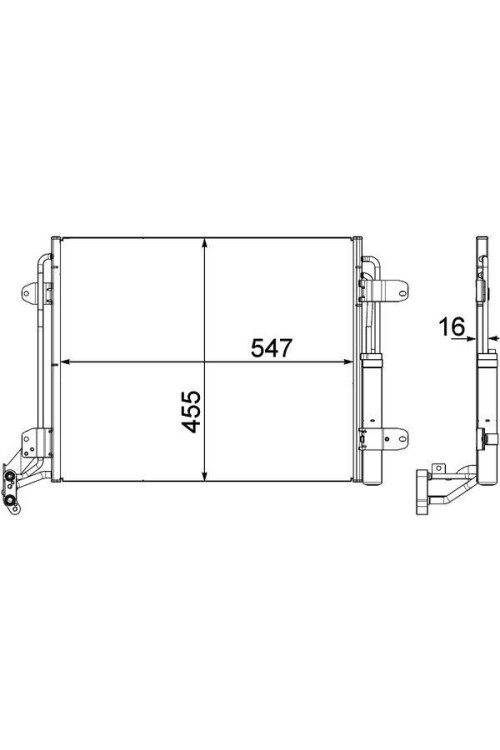 A/C-Kondensator VW TIGUAN