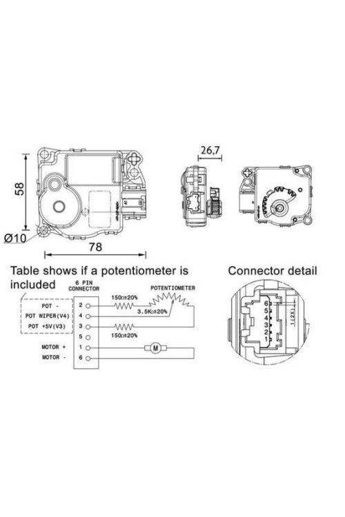 A/C-Stellantrieb FORD FIESTA VI