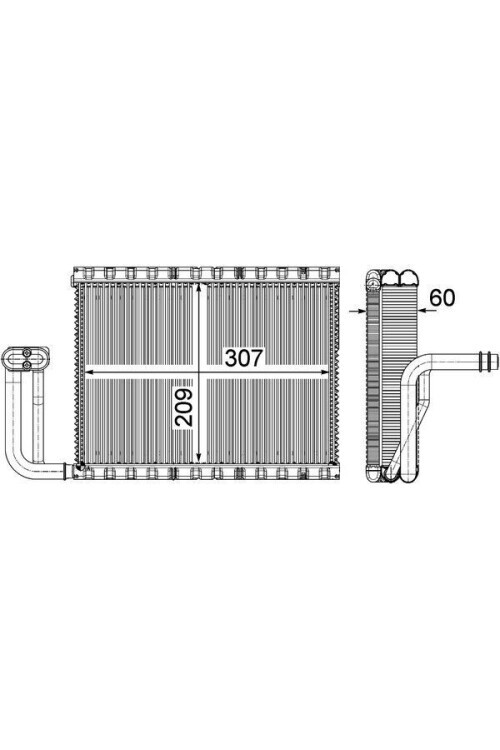 EVAPORATOR BMW F10 F07 F12 F13 F06 F01 PREMIUM LINE