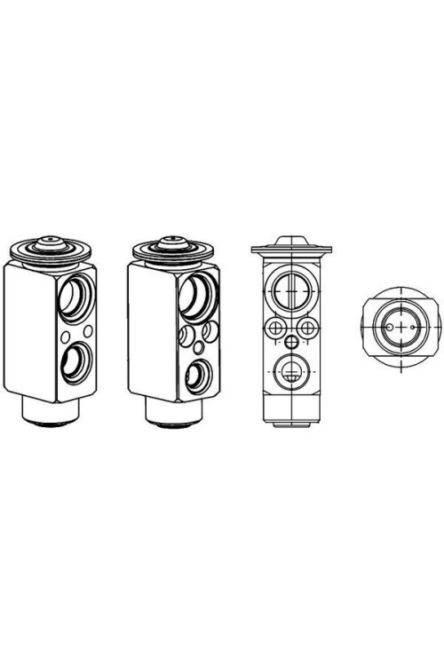 Expansionsventil und Orifice Tube BMW 5 / 7 / X5