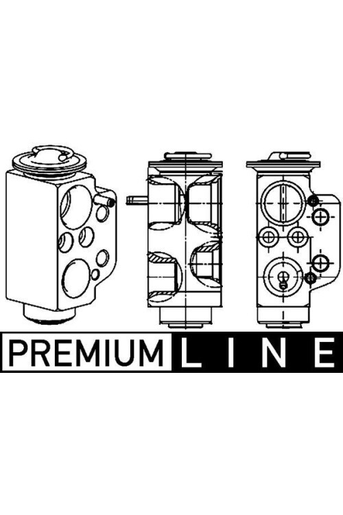 Expansionsventil und Orifice Tube VW T5 FRONT