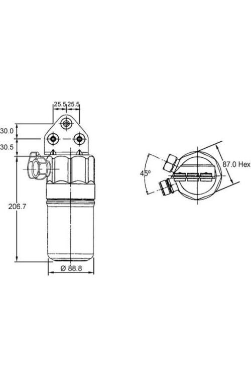 Filter-Trockner und Akkumulator AUDI A6