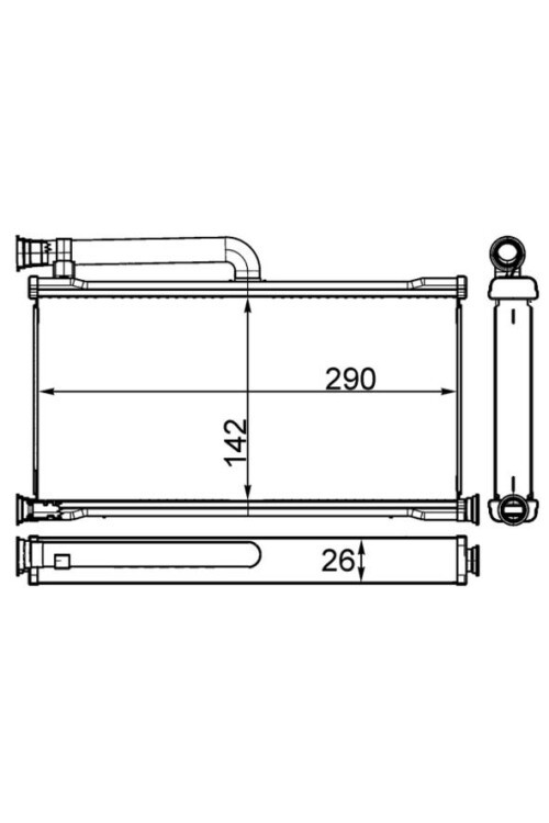 Innenraum-W rmetauscher AUDI A6 04-