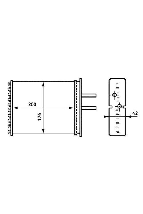 Innenraum-W rmetauscher FIAT PUNTO